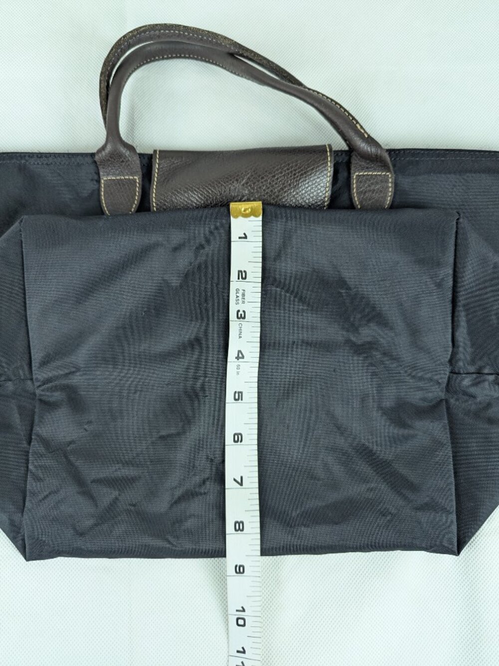 Longchamp "Apache" Bag Model Depose Limited Edition Black Nylon Made in France. - Picture 14 of 15
